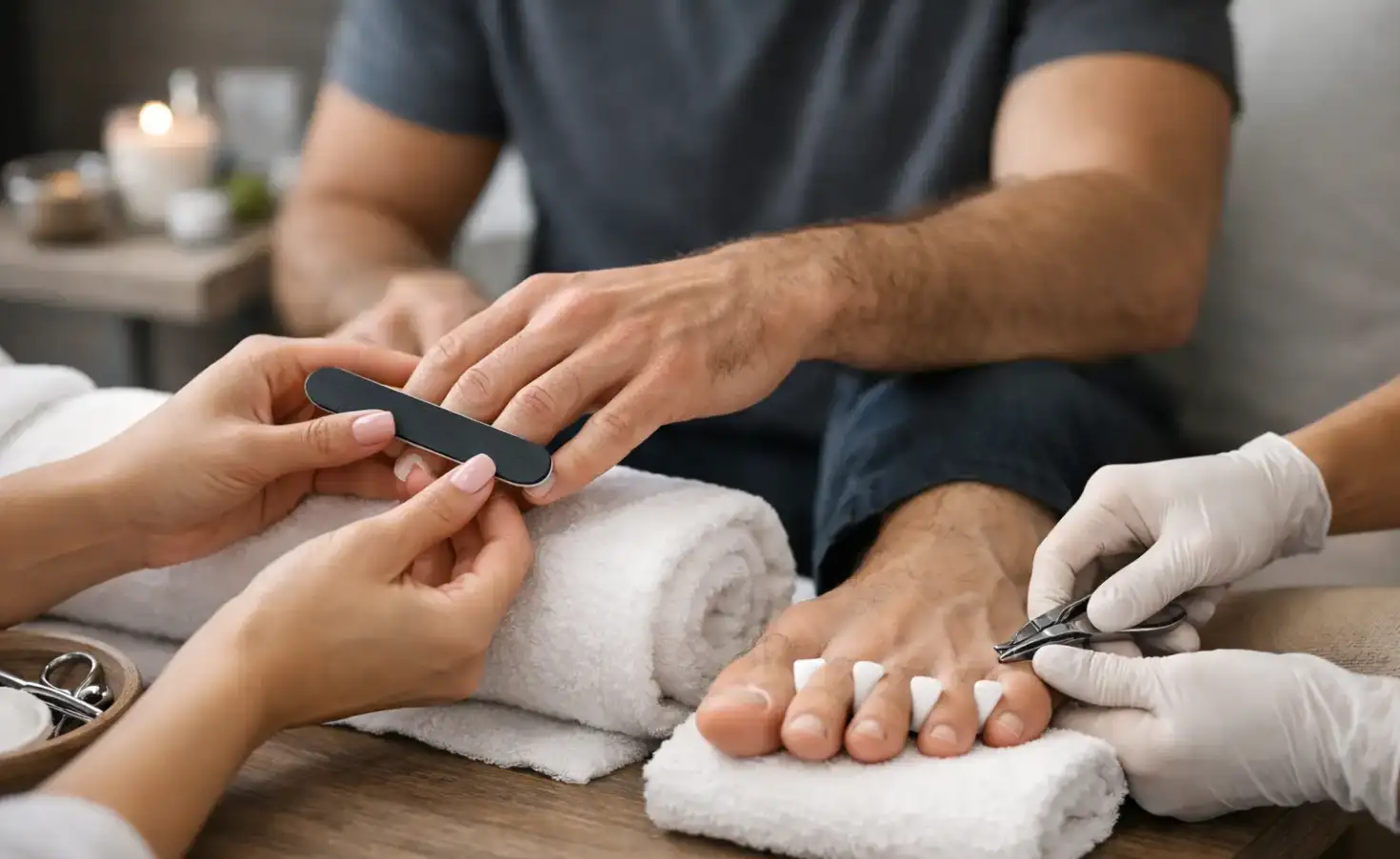 Men's Manicure and Pedicure Explained
